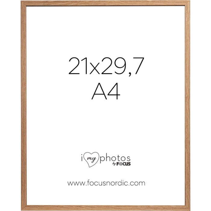 Photo Frames - FOCUS ROCK OAK VENEER 21X29,7 (A4) 120965 - quick order from manufacturer