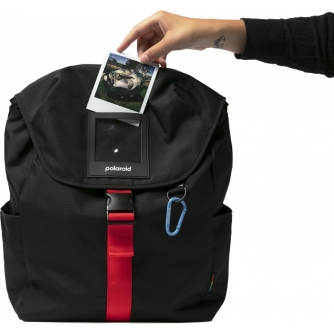 Mugursomas - POLAROID RIPSTOP BACKPACK BLACK/MULTI 6300 - быстрый заказ от производителя