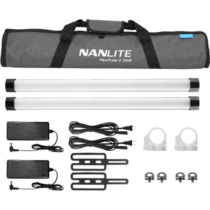 Light Wands Led Tubes - NANLITE PAVOTUBE II 15XR 2KIT LED TUBE LIGHT 15-2028-2KIT - quick order from manufacturer