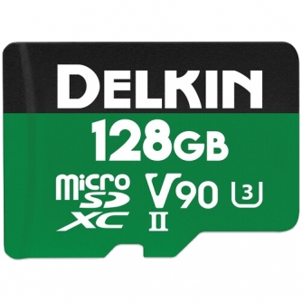 Sortimenta jaunumi - DELKIN MICROSD POWER 2000X UHS-II (V90) R300/W250 128GB DDMSDG2000128 - ātri pasūtīt no ražotāja