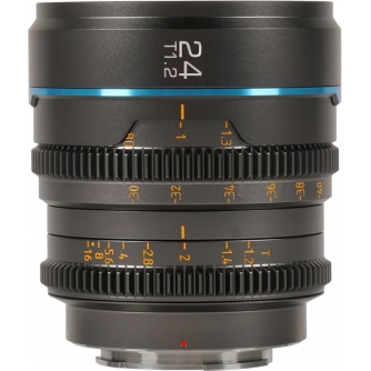 Новые товары - SIRUI CINE LENS NIGHTWALKER S35 24MM T1.2 MFT-MOUNT METAL GREY MS24M-G - быстрый заказ от производителя