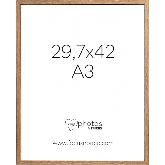 Photo Frames - FOCUS ROCK OAK VENEER 29,7X42 (A3) 120967 - quick order from manufacturer