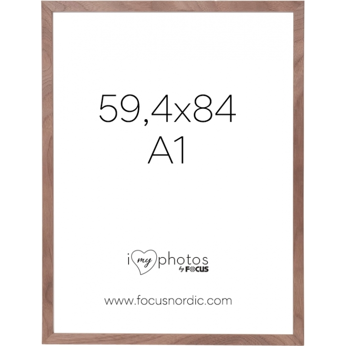 Photo Frames - FOCUS SOUL WALNUT VENEER 59,4X84 (A1) 123193 - quick order from manufacturer