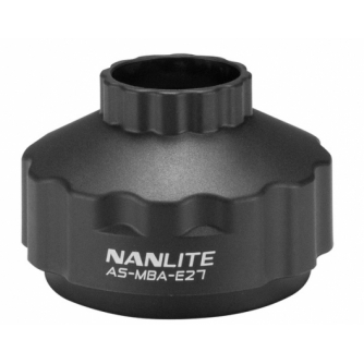 Citi studijas aksesuāri - NANLITE E27 MAGNETIC BASE ADAPTER AS-MBA-E27 - быстрый заказ от производителя