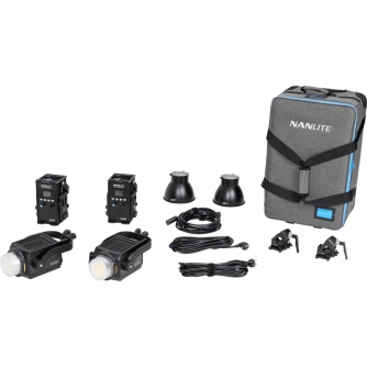 Новые товары - NANLITE FORZA 300B II 2 KIT LED SPOT LIGHT WITH TROLLEY CASE 31-2010 2KIT-ST - быстрый заказ от производителя