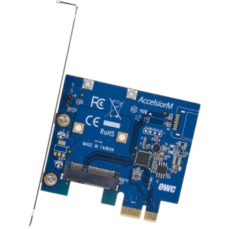 Tīkla datu krātuve (NAS) - OWC ACCELSIOR-M PCIE SATA 6G CONTROLLER. PLUG & PLAY WITH ANY MSATA SSD MODULE! OWCPCIEACCELMF - ātri pasūtīt no ražotāja