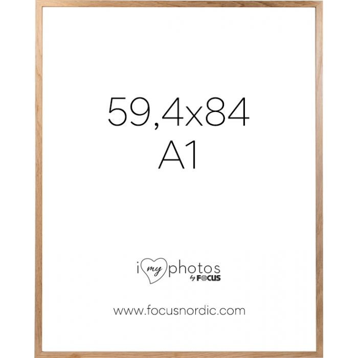 Photo Frames - FOCUS SOUL OAK VENEER 59,4X84 (A1) 123188 - quick order from manufacturer