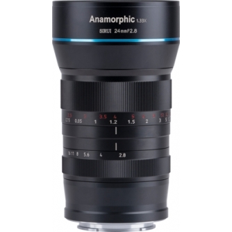 Sortimenta jaunumi - SIRUI ANAMORPHIC LENS 1,33X 24MM F/2.8 L-MOUNT SR-24-L - ātri pasūtīt no ražotāja