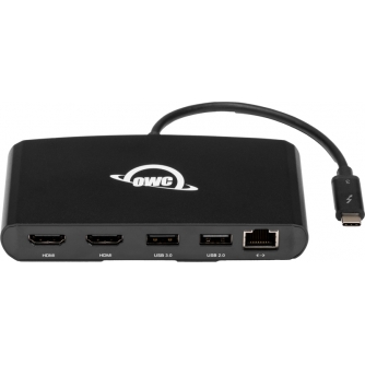 Docks & HUB - OWC DOCK THUNDERBOLT 3 MINI-DOCK - 5 PORT, 2 X HDMI, FEAT. 2 X HDMI 4K60, USB - quick order from manufacturer