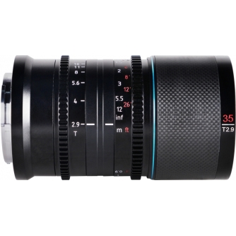 New products - SIRUI ANAMORPHIC LENS SATURN 35MM 1.6X CARBON FIBER FULL FRAME X-MOUNT (BLUE FLARE) SATURN X35B - quick order from manufacturer