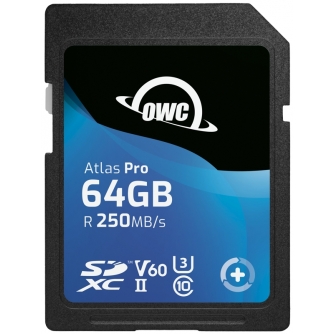 Новые товары - OWC SD ATLAS PRO SDXC UHS-II R250/W130 (V60) 64GB OWCSDV60P0064 - быстрый заказ от производителя