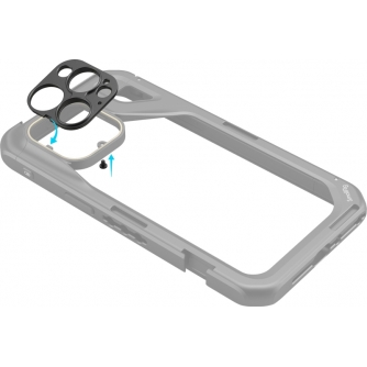 Smartphone Holders - SmallRig 17mm Threaded Lens Back Mount Plate for iPhone 15 Pro Max / 15 Pro Cage 4394 4394 - quick order from manufacturer