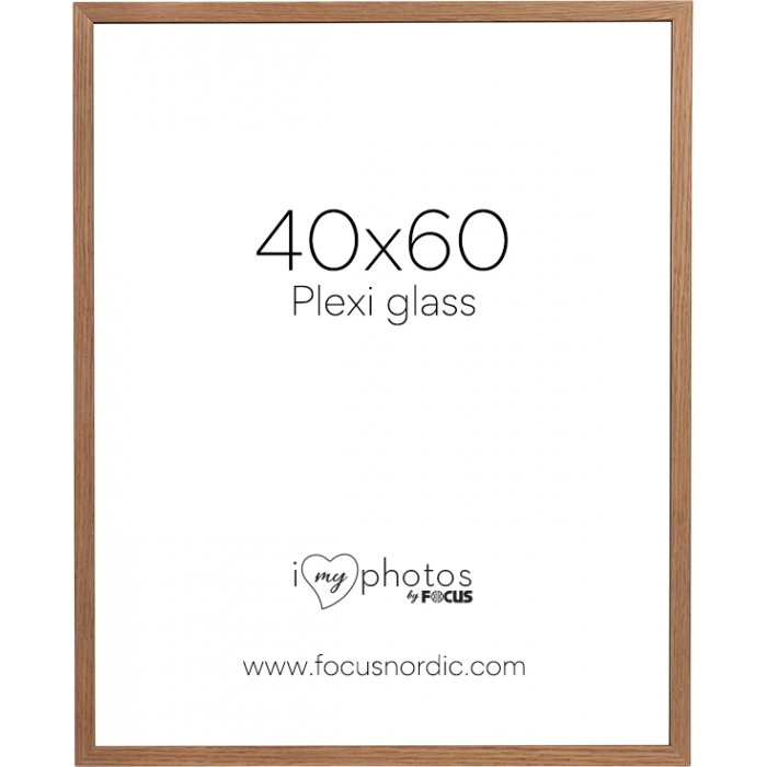 Foto rāmis - FOCUS SOUL OAK VENEER 40X60 PLEXI 120924 - быстрый заказ от производителя