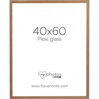 Photo Frames - FOCUS SOUL OAK VENEER 40X60 PLEXI 120924 - quick order from manufacturer