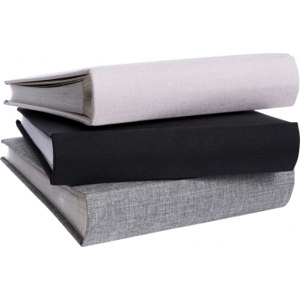 Photo Albums - FOCUS BASE LINE CANVAS SUPER 200 10X15 GREY 110141 - quick order from manufacturer