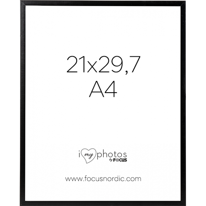 Photo Frames - FOCUS SOUL BLACK 21X29,7 (A4) 114125 - quick order from manufacturer