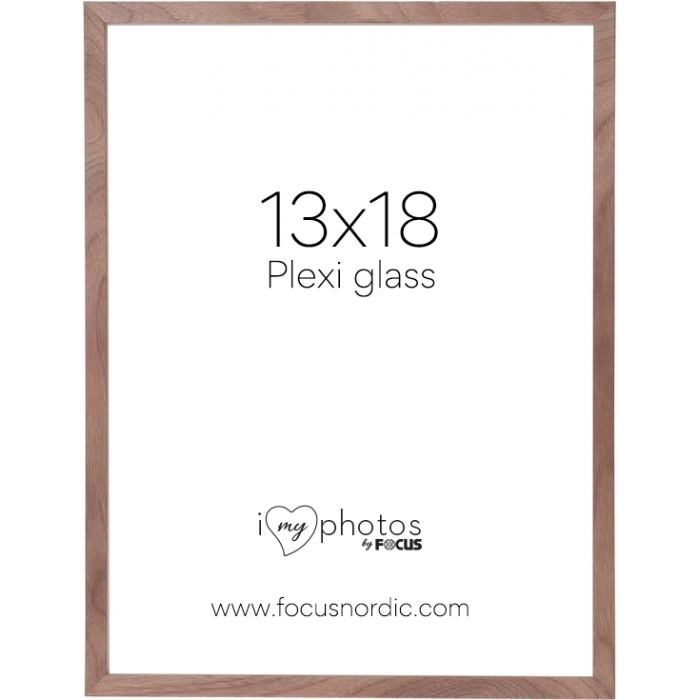 Photo Frames - FOCUS SOUL WALNUT VENEER 13X18 PLEXI 123180 - quick order from manufacturer