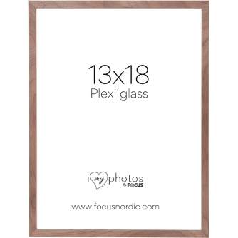 Photo Frames - FOCUS SOUL WALNUT VENEER 13X18 PLEXI 123180 - quick order from manufacturer