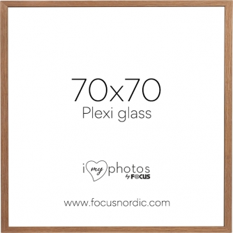 Photo Frames - FOCUS SOUL OAK VENEER 70X70 PLEXI 120933 - quick order from manufacturer