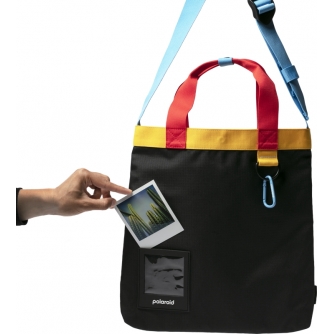 Citas somas - POLAROID RIPSTOP TOTE BLACK/MULTI 6302 - быстрый заказ от производителя