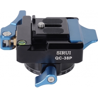 Tripod Accessories - SIRUI QUICK RELEASE CLAMP WITH PANNING QC-38P QC-38P - quick order from manufacturer