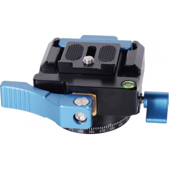 Tripod Accessories - SIRUI QUICK RELEASE CLAMP WITH PANNING QC-38P QC-38P - quick order from manufacturer