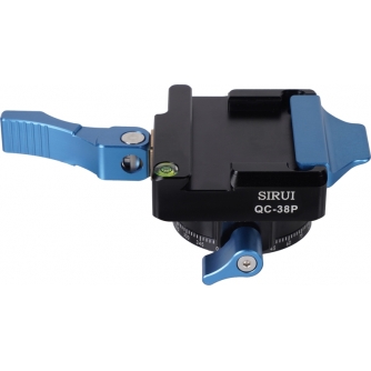 Tripod Accessories - SIRUI QUICK RELEASE CLAMP WITH PANNING QC-38P QC-38P - quick order from manufacturer