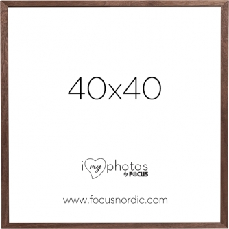 Photo Frames - FOCUS SOUL WALNUT VENEER 40X40 120947 - quick order from manufacturer