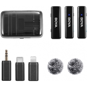 Wireless Lavalier Microphones - BOYA BOYALINK - 2.4G MINI WIRELESS MICROPHONE , FOR CAMERA, ANDROID, IOS DEVICES - quick order from manufacturer