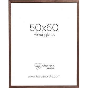 Photo Frames - FOCUS SOUL WALNUT VENEER 50X60 PLEXI 120952 - quick order from manufacturer