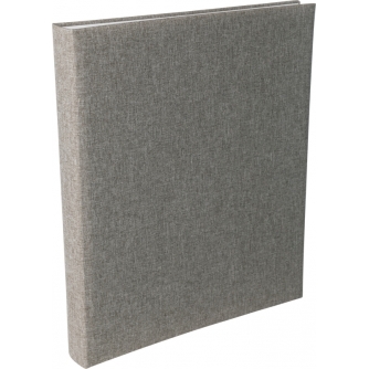 Photo Albums - FOCUS BASE LINE CANVAS RINGBINDER BROWN 116475 - quick order from manufacturer