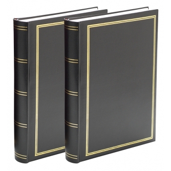 Photo Albums - FOCUS EXCLUSIVE LINE 300 10X15 SUPER 2 PACK BLACK 118547 - quick order from manufacturer