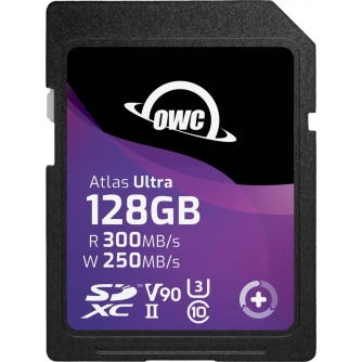 Sortimenta jaunumi - OWC SD ATLAS S ULTRA SDHC UHS-II R300/W250 (V90) 128GB OWCSDV90U0128 - быстрый заказ от производителя