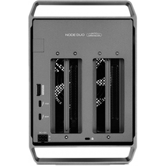 Citie diski & SSD - OWC AKITIO NODE DUO, THUNDERBOLT 3 PCIE EXPANSION CHASSIS, TB3 / PCIE / DISPLAYPORT EGFX BOX AKT3N2AA0002Y -