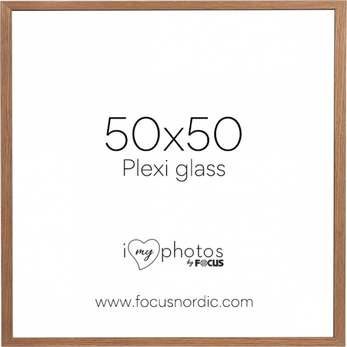 Foto rāmis - FOCUS SOUL OAK VENEER 50X50 PLEXI 120926 - быстрый заказ от производителя