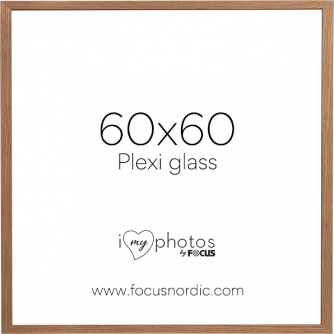 Foto rāmis - FOCUS SOUL OAK VENEER 60X60 PLEXI 120930 - быстрый заказ от производителя