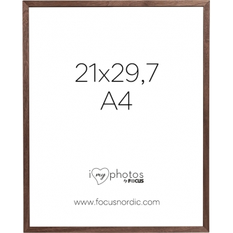 Photo Frames - FOCUS SOUL WALNUT VENEER 21X29,7 (A4) 120940 - quick order from manufacturer