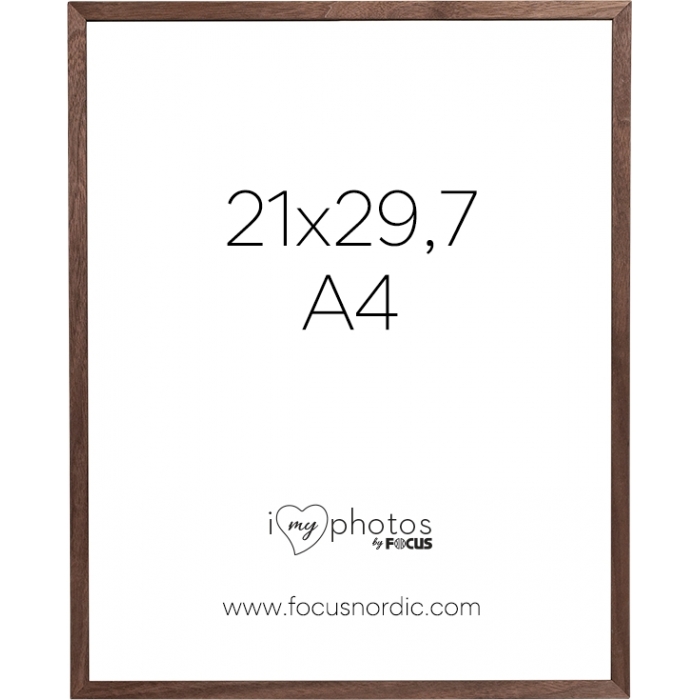 Photo Frames - FOCUS SOUL WALNUT VENEER 21X29,7 (A4) 120940 - quick order from manufacturer