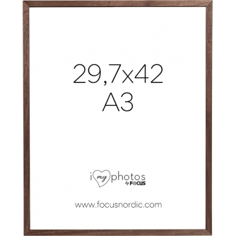 Photo Frames - FOCUS SOUL WALNUT VENEER 29,7X42 (A3) 120942 - quick order from manufacturer