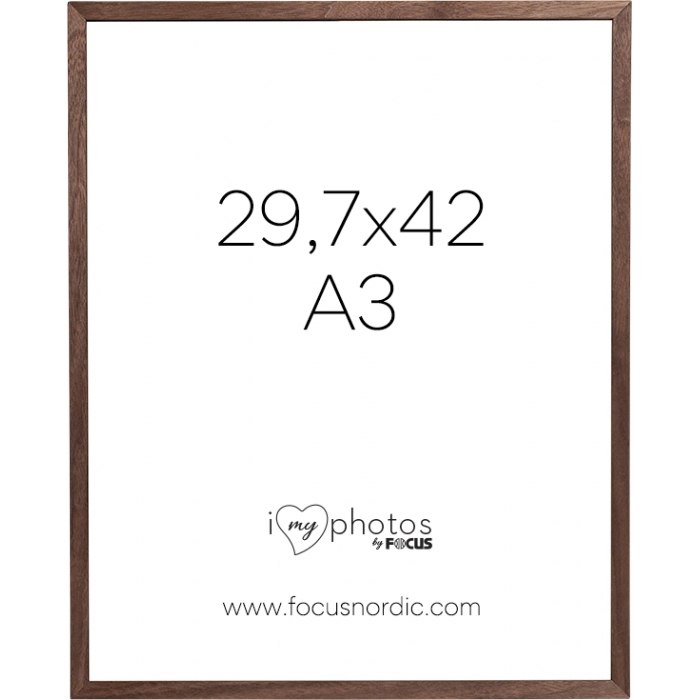 Photo Frames - FOCUS SOUL WALNUT VENEER 29,7X42 (A3) 120942 - quick order from manufacturer