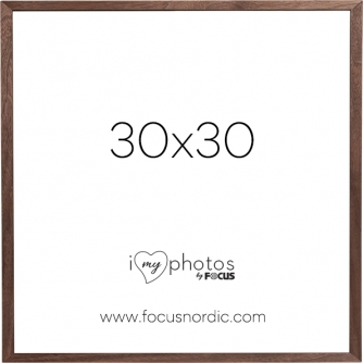 Photo Frames - FOCUS SOUL WALNUT VENEER 30X30 120943 - quick order from manufacturer