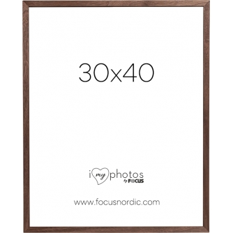 Photo Frames - FOCUS SOUL WALNUT VENEER 30X40 120944 - quick order from manufacturer