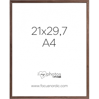 Photo Frames - FOCUS ROCK WALNUT VENEER 21X29,7 (A4) 120980 - quick order from manufacturer