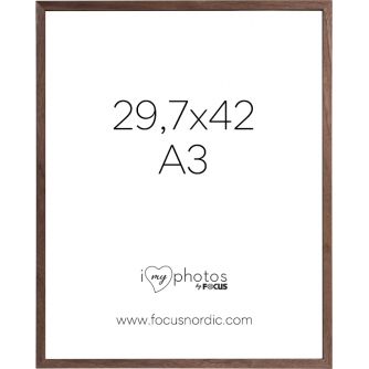 Photo Frames - FOCUS ROCK WALNUT VENEER 29,7X42 (A3) 120982 - quick order from manufacturer