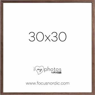 Photo Frames - FOCUS ROCK WALNUT VENEER 30X30 120983 - quick order from manufacturer