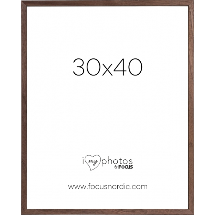 Photo Frames - FOCUS ROCK WALNUT VENEER 30X40 120984 - quick order from manufacturer