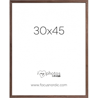 Photo Frames - FOCUS ROCK WALNUT VENEER 30X45 120985 - quick order from manufacturer