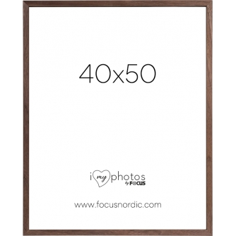 Photo Frames - FOCUS ROCK WALNUT VENEER 40X50 120988 - quick order from manufacturer