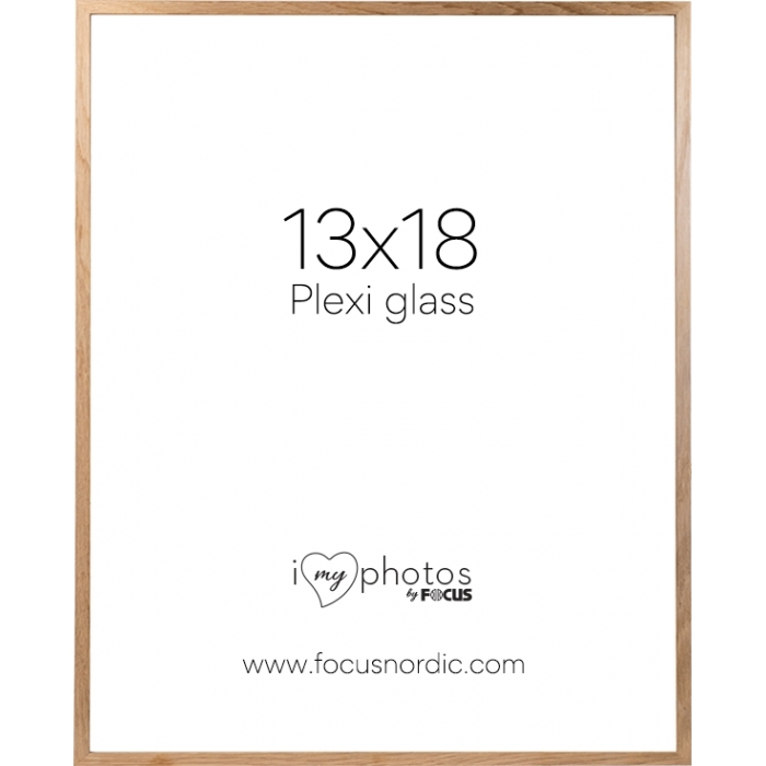 Photo Frames - FOCUS SOUL OAK VENEER 13X18 PLEXI 123176 - quick order from manufacturer