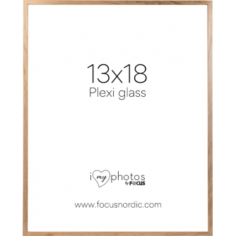 Photo Frames - FOCUS SOUL OAK VENEER 13X18 PLEXI 123176 - quick order from manufacturer